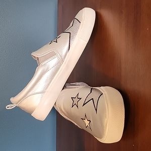 •JOE FRESH• silver shoes